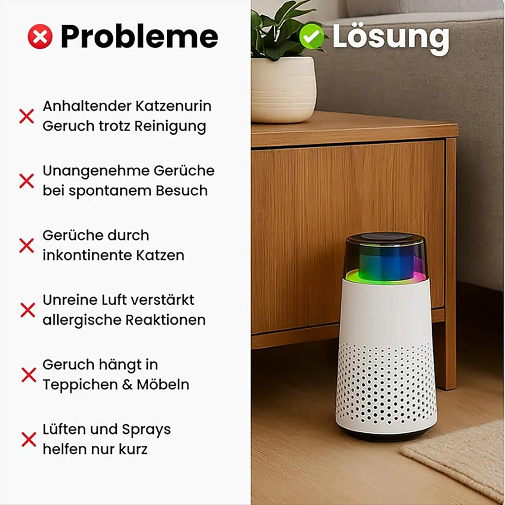 Mini Air Purifier With LED