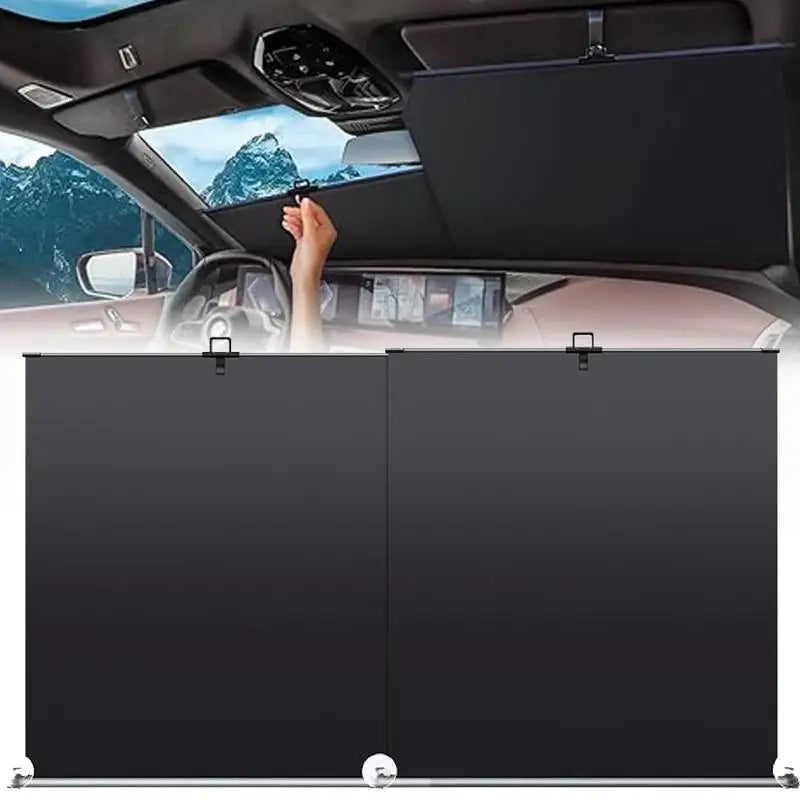 Retractable Car Sunshade