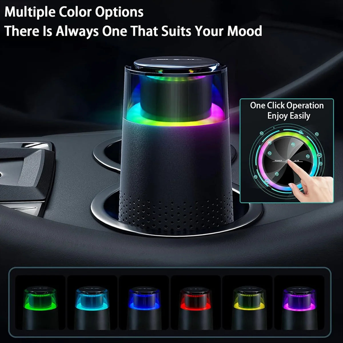 Mini Air Purifier With LED