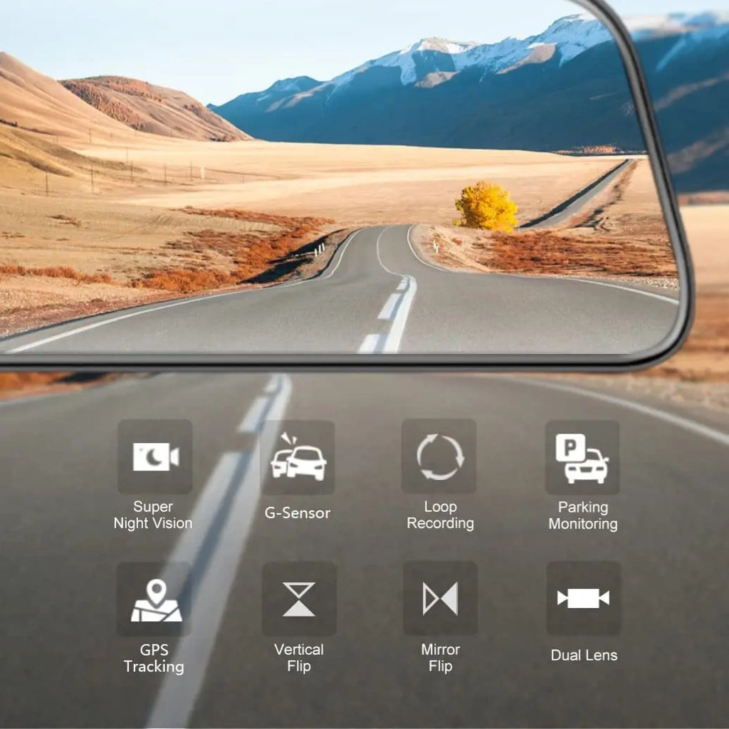 4K Touch Screen Car DVR Camera