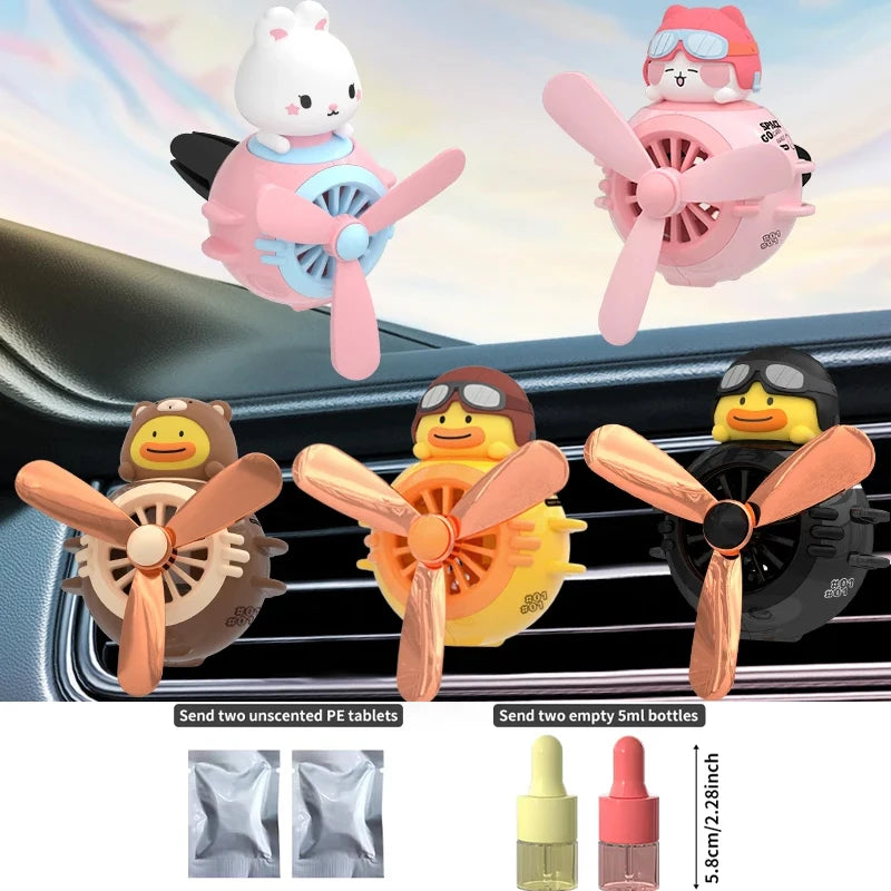 Cartoon Propeller Car Air Freshener